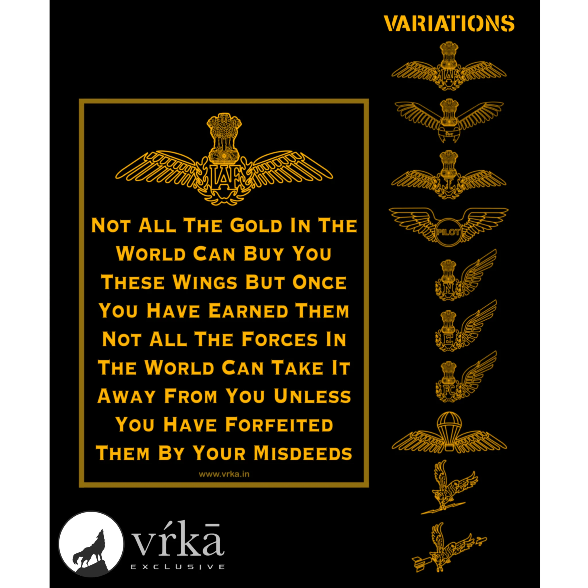 Featured image for “The Golden Wings (Multiple Wings Variation)”